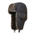 thumbnail image 1 of Bibifish Mens Womens Trooper Hat Winter Windproof Ear Flap Waterproof Cold Weather Outdoor Ski Casual Hats, 1 of 3