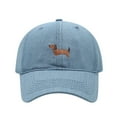 thumbnail image 1 of Bibifish Unisex Men Women Baseball Cap Brown Dachshund Embroidery Cap Adjustable Strap Comfy Casual Daily Outings & Outdoor Sun Protection Cap, 1 of 3