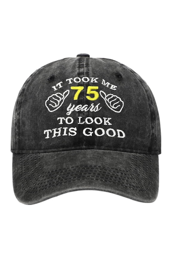 Unisex Men Women Retro Style Baseball Cap 80s Letter Embroidery Adjustable Strap Vintage Distressed Casual Daily Wear & Outdoor Activities Baseball Cap
