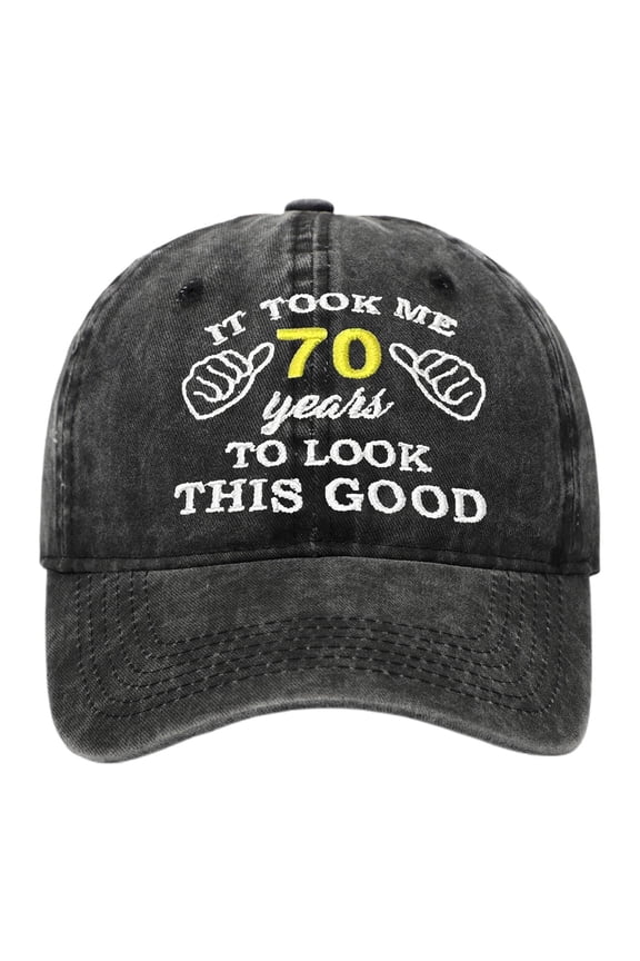 Unisex Men Women Retro Style Baseball Cap 80s Letter Embroidery Adjustable Strap Vintage Distressed Casual Daily Wear & Outdoor Activities Baseball Cap