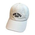 thumbnail image 1 of Bibifish Unisex Men Women White Baseball Cap "New York 1920" Embroidery Detail Baseball Hat Adjustable Strap City Themed Casual Daily & Workout Cap, 1 of 3