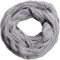 thumbnail image 1 of Bibifish Women'S Infinity Scarf Cute Solid Color Knitted Loop Scarf Styling Winter Outdoor Themed Cozy Warm Neck Warmer For Ladies, 1 of 8