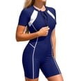 thumbnail image 1 of Bibifish Women'S One Piece Swimsuit Long Sleeve Tummy Slimming Uv Protection Swimwear Surfing Diving Quick Dry Bathing Suit, 1 of 4