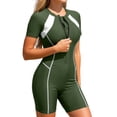 thumbnail image 1 of Bibifish Women'S One Piece Swimsuit Long Sleeve Tummy Slimming Uv Protection Swimwear Surfing Diving Quick Dry Bathing Suit, 1 of 4