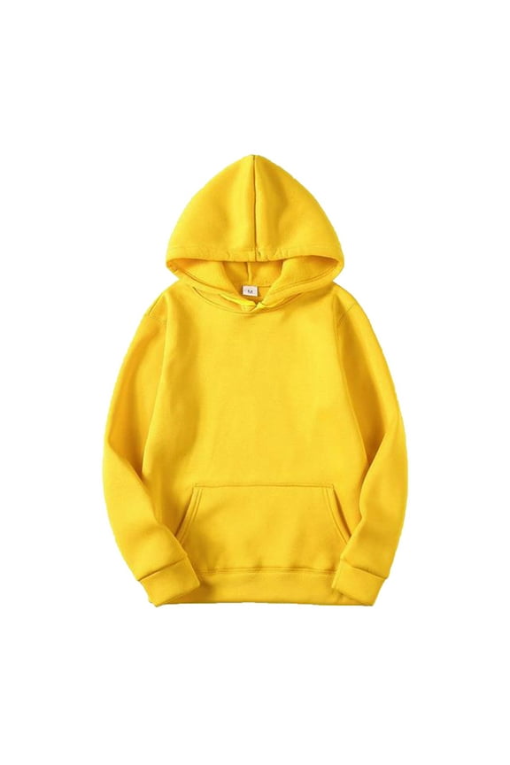 Women's Hoodie Black Solid Color Drawstring Hood With Pocket Soft Regular Fit Casual Daily Commutes Indoor Lounging Comfortable Hoodies