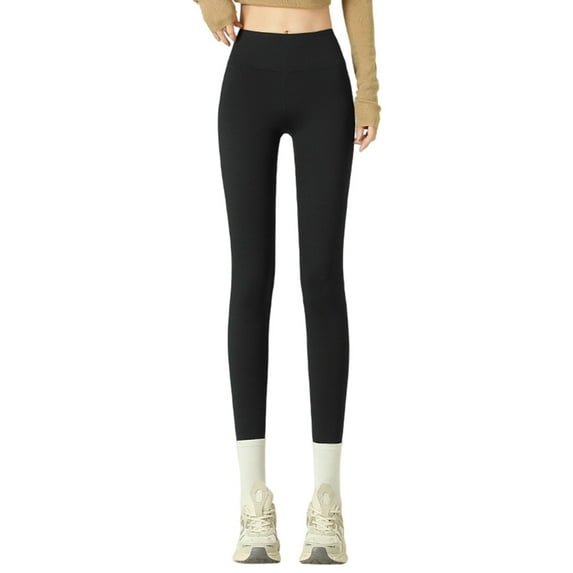 Bibifish Women's Leggings Lined High Waisted Leggings Elastic Waist Slim Fit Full Length Breathable Casual Daily Wear Leggings