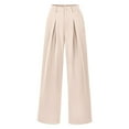 thumbnail image 1 of Bibifish Women's Pants Spring Autumn Casual Suit Pants Elegant Trousers Comfortable Work Business Daily Wear Pants With Pockets, 1 of 6