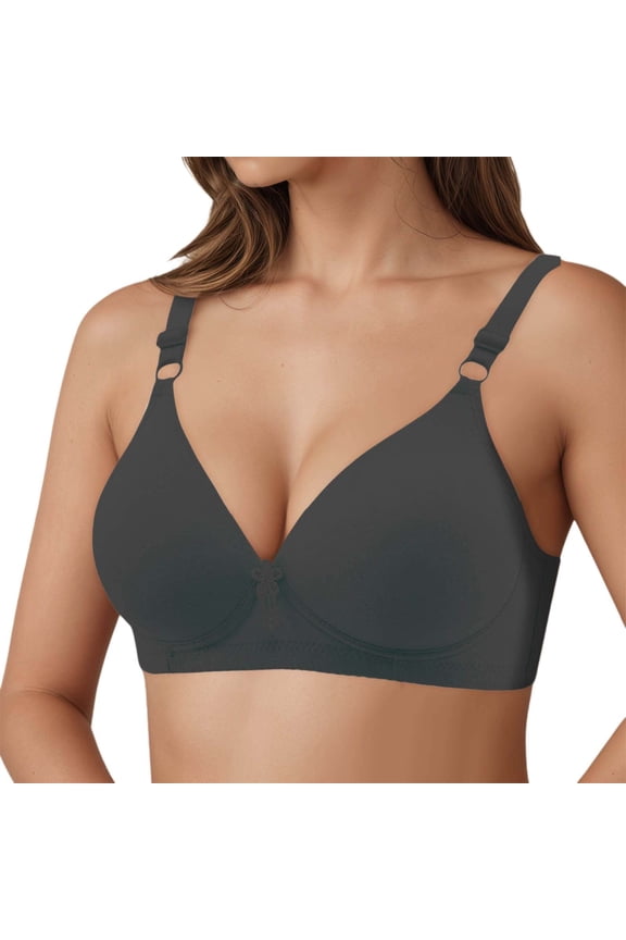 Women's Push Up Bras Deep V Adjustable Straps Padded Molded Cup Supportive Bras Everyday Leisure Comfort Wear Daily Bras