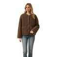 thumbnail image 1 of Bibifish Women's Teddy Jackets Button Front Solid Color Jackets Oversized Winter Casual Wear Soft Fuzzy Jackets With Side Pockets, 1 of 9