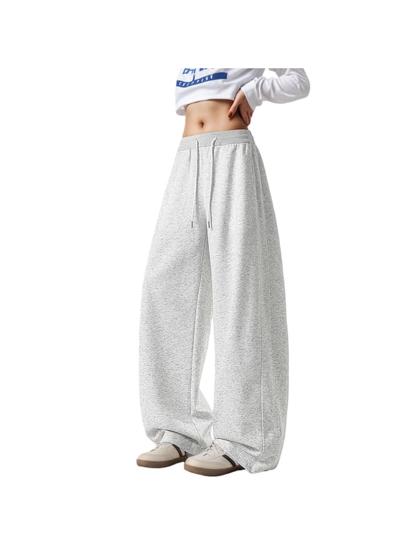 Womens Athletic Pants Wide Leg Everyday Spring Summer Lightweight Workout Casual Bottom