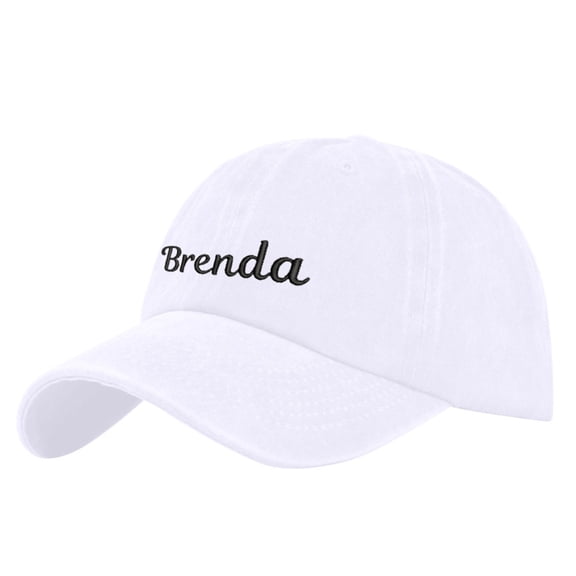 Bibifish Womens Baseball Cap Letter Embroidery Detail Baseball Hat Curved-Brim Uv Protection Windproof Soft Adjustable Daily Wear Hat