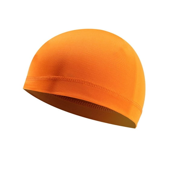 Bibifish Womens Black Stretchy Skull Cap Soft Breathable Lightweight Hat Daily Casual & Sports Wear Practical Basic Biker Hats