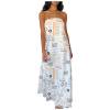 thumbnail image 1 of Bibifish Womens Dress Graphic Strapless Tube Dress Backless Bodycon Floor Length Maxi Dress Flowy Casual Party Wear Dress For Ladies, 1 of 7