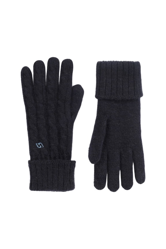 Womens Extra Long Fleece Lined Gloves Thermal Insulated Windproof Touchscreen Compatible Mittens For Ladies