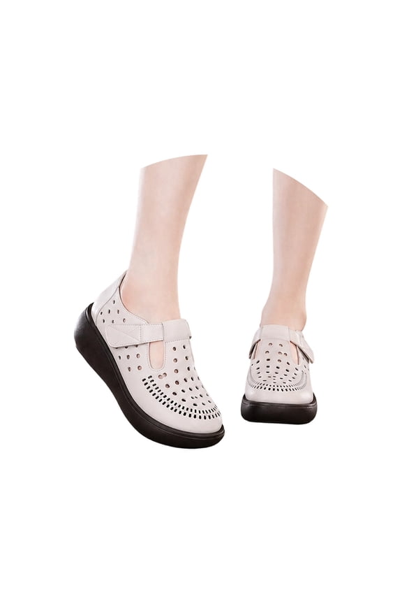 Womens Fisherman Sandals Minimalist Breathable Durable Closed Toe Hook Loop Footbed Cutout Sandals Summer Walking Sandals