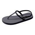 thumbnail image 1 of Bibifish Womens Flat Sandals Bohemian Feminine Laid-Back Thong Elastic Slingback Footbed Woven Floral Pearl Flat Sandals Summer Casual Sandals, 1 of 7