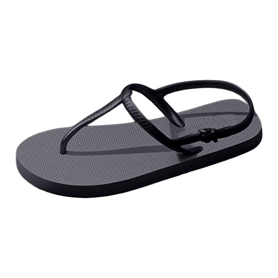 Bibifish Womens Flat Sandals Bohemian Feminine Laid-Back Thong Elastic Slingback Footbed Woven Floral Pearl Flat Sandals Summer Casual Sandals