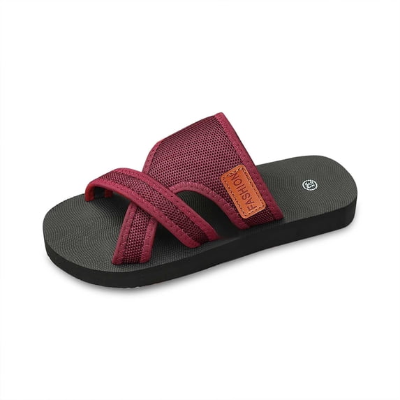 Bibifish Womens Flip Flops Fabric Upper Comfortable Soft Thong Sandals Outdoor Casual Beach Slippers