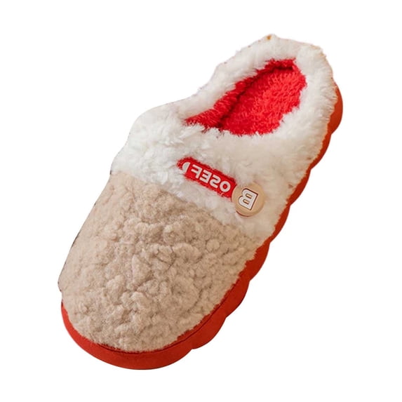Bibifish Womens Fuzzy Slippers Fleece Lined Thick Non Slip Sole Slip On Slippers Soft Plush All Day Warm Wear Indoor Outdoor Winter Slippers