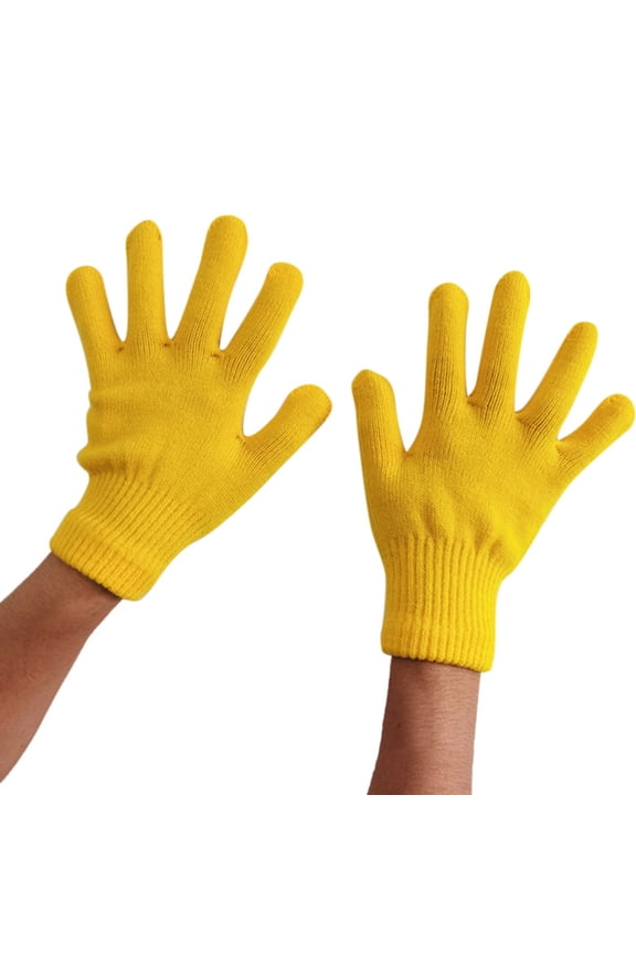 Womens Gloves Knitted Gloves Solid Color Thick Textured Gloves Styling Daily Outdoor Walking Warm Comfy Gloves For Ladies