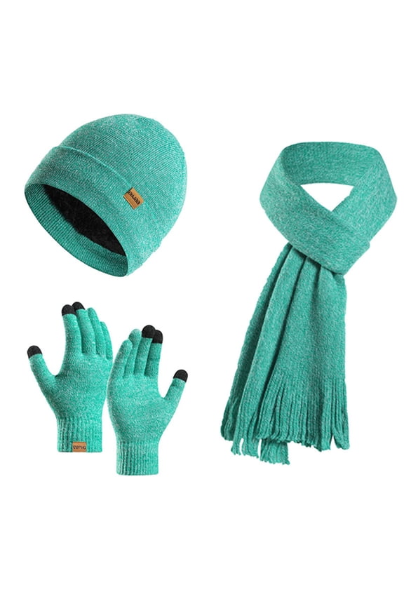 Womens Hat Scarf Sets Comfy 2 Pc Trendy Knit Beanies Hat And Fringe Scarf Soft Comfy Winter Windproof Hat Scarf Sets For Ladies