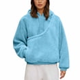 thumbnail image 1 of Bibifish Womens Hoodies Cat Pouch Design Long Sleeve Drawstring Pullover Tops Comfy Pet Dog Cat Carrier Sweatshirts With Pockets, 1 of 9