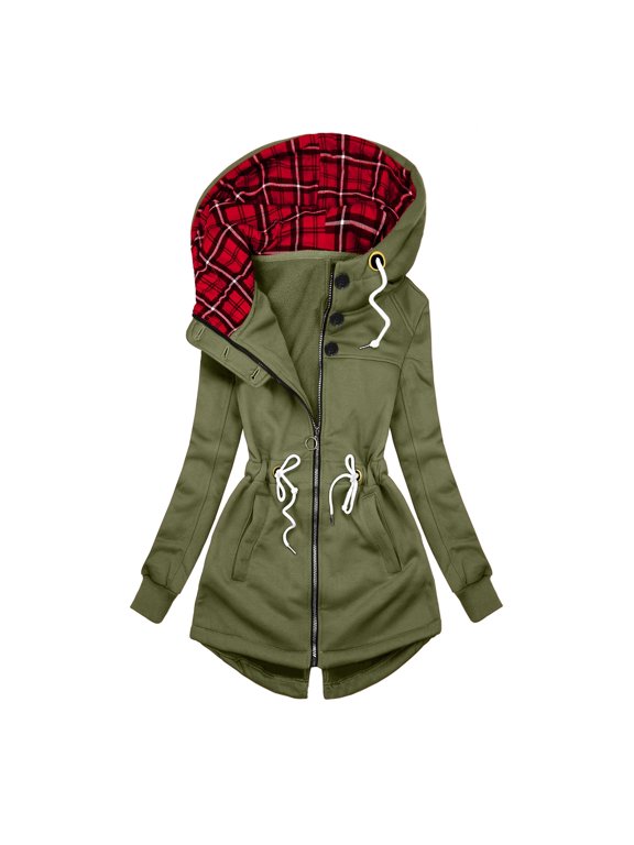 Womens Hoodies Fall Deep Henley Long Sleeve Hooded Sweatshirts Kangaroo Pocket Loose Fit Pullover Hoodies Jackets