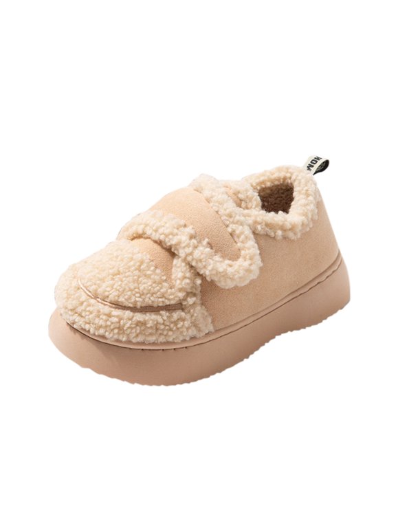Womens House Slippers Closed Back Bread Winter Closed Back Slippers Lined Indoor House Shoes