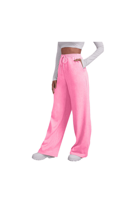 Womens Jumpsuit High Waist Cuffed Sports Jumpsuit Comfortable Yoga Pants With Side Pockets Elastic Slim Fit Workout Fitness Trousers