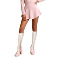 thumbnail image 1 of Bibifish Womens Lace Sheer Knee High Socks Mesh Pattern Mid Crew Socks Lightweight Elegant Knee High Socks, 1 of 4
