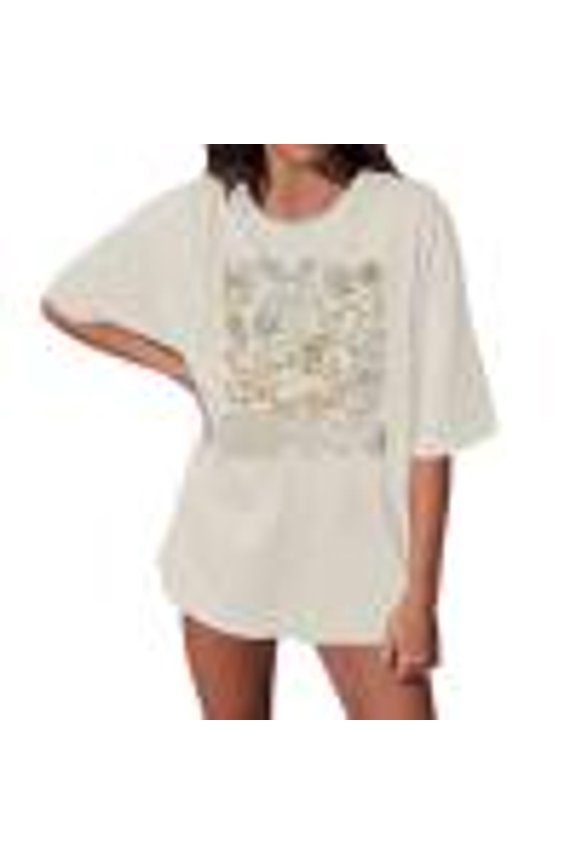 Womens Long Sleeve Plus Size Patchwork Batwing Flower Pullover Knit Tops Cozy Relaxed Casual Elegant Daily Wear
