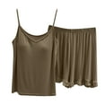 thumbnail image 1 of Bibifish Womens Pajama Sets Couples Botton Down Satin Nightwear Comfy Long Sleeve Pj Tops With Pants Oversized Cozy 2 Piece Nightwear Sets, 1 of 6