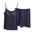 thumbnail image 1 of Bibifish Womens Pajama Sets Couples Botton Down Satin Nightwear Comfy Long Sleeve Pj Tops With Pants Oversized Cozy 2 Piece Nightwear Sets, 1 of 6