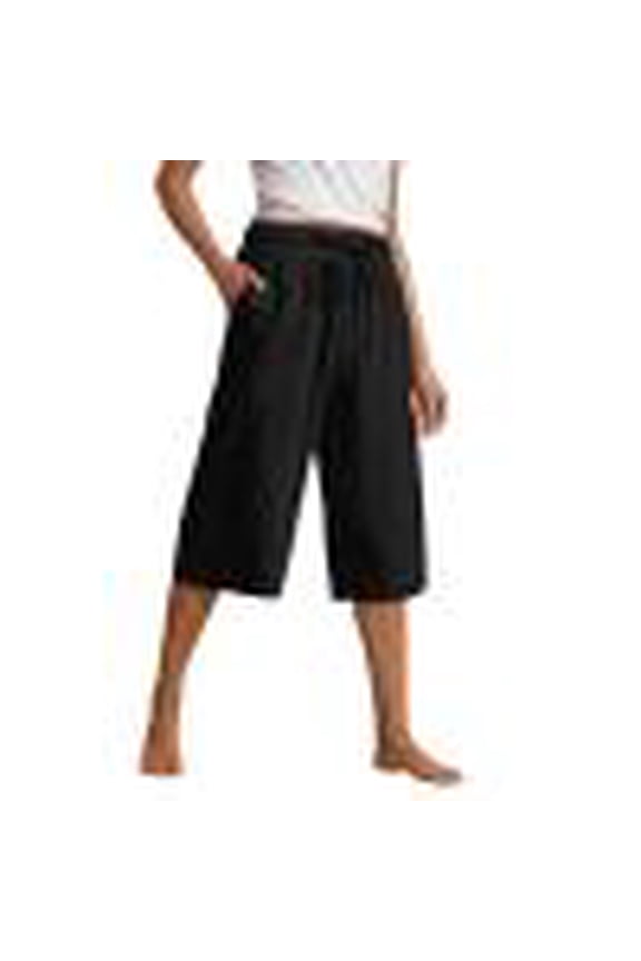 Womens Pants Beach Style Cotton Linen Capri Carpi Pants Casual Comfortable Soft Vacation Holiday Daily Wear Bottoms