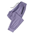 thumbnail image 1 of Bibifish Womens Pants Breathable Mesh Quick Dry Summer Joggers Solid Color Lightweight Loose Fit Elastic Cuff Capris With Zipper Pockets, 1 of 6