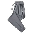 thumbnail image 1 of Bibifish Womens Pants Casual Comfy Loose Fit Sweatpants With Zipper Pockets Sports Long Pants Loose Fit Ankle Breathable Sports Workout Trousers, 1 of 2