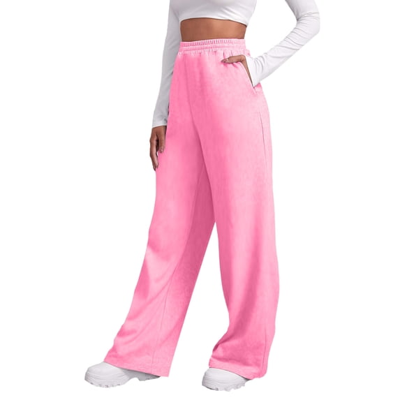 Bibifish Womens Pants Fleece Lined Sweatpants Tummy Control High Waisted Yoga Pants Warm Athletic Joggers With Pockets With Pockets