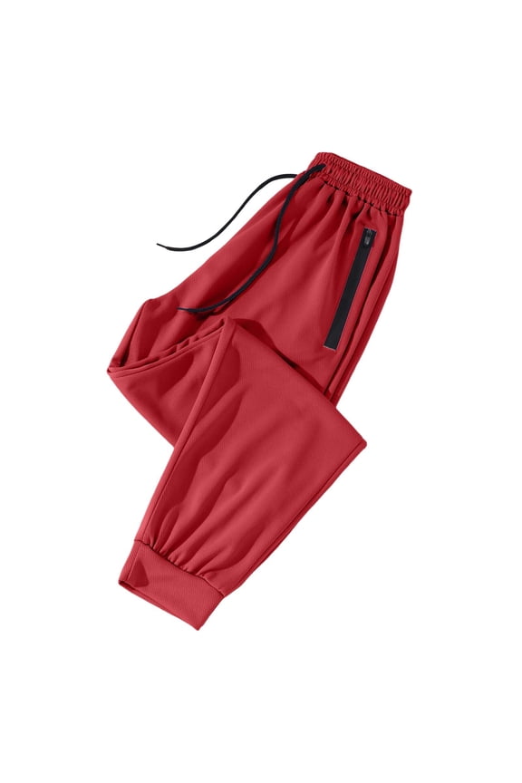 Womens Pants Solid Color Mesh Breathable Summer Quick Dry Sports Pants Lightweight Ankle Length Track Pants With Zipper Pockets