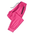 thumbnail image 1 of Bibifish Womens Pants Solid Color Mesh Breathable Summer Quick Dry Sports Pants Lightweight Ankle Length Track Pants With Zipper Pockets, 1 of 6