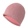 thumbnail image 1 of Bibifish Womens Ribbed Knit Beanie Hat Stretchy Soft Lightweight Beanie Fall Winter Casual Outings Commute Daily Wear Basic Stylish Hats, 1 of 9