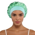 thumbnail image 1 of Bibifish Womens Satin Sleep Bonnet Soft Wide Band Adjustable Hair Care Daily Night Protection Headwear, 1 of 3