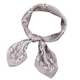 thumbnail image 1 of Bibifish Womens Scarf Bohemian Elegant Satin Small Square Scarf All Over Paisley Print Vacation Office Wrap, 1 of 3