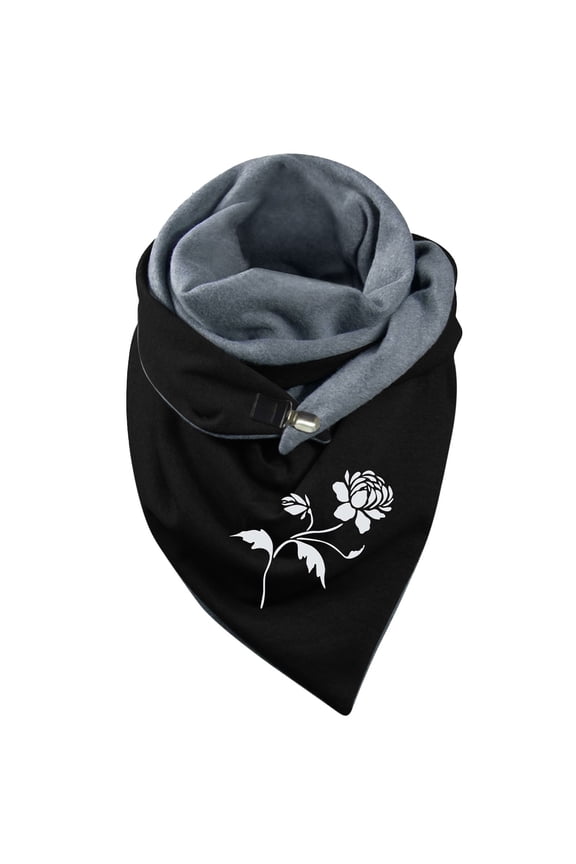 Womens Scarf with Cat Pocket Autumn Winter Warm graphic printed Shawl Soft cozy for Pet Lovers outdoor comfortable Daily casual scarf
