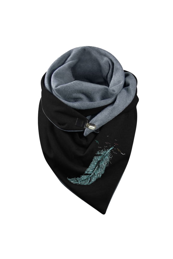 Womens Scarf with Cat Pocket Autumn Winter Warm graphic printed Shawl Soft cozy for Pet Lovers outdoor comfortable Daily casual scarf