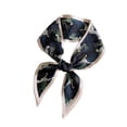 thumbnail image 1 of Bibifish Womens Silk‑Like Satin Skinny Scarf Leopard Botanical Print Soft Neck Tie Head Tie Scarf Purse Scarf, 1 of 3