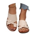 thumbnail image 1 of Bibifish Womens Slide Sandals Thin Strap Low Heel Open Toe Sandals Elegant Casual Summer Shoes, 1 of 9