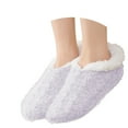 thumbnail image 1 of Bibifish Womens Slipper Socks Knitted Thermal Fleece Lined Floor Socks Ankle Length Fall Winter Cozy Indoor Low Cut Non Slip Floor Socks, 1 of 6