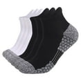 thumbnail image 1 of Bibifish Womens Socks 6 Pair Thickened Towel Bottomed Hiking Socks Quick Drying Sports Running Short Above Ankle Socks For Ladies, 1 of 3