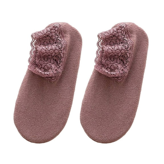 Bibifish Womens Socks Elegant Thin Ankle Socks With Lace Silk Trim Solid Lightweight Breathable Low Cut Socks For Ladies And Girls