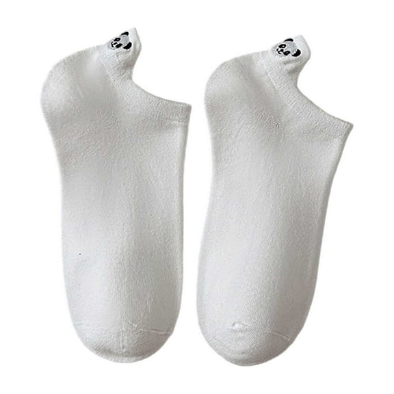 Bibifish Womens Socks Funny Embroidered Low Cut Socks Cute Animal Print Ankle Socks Soft Cotton Blend Socks For Ladies And Girls